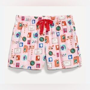 NEW - Old Navy Matching Flannel Pajama Shorts -2.5-inch inseam. Flannel Joy pink